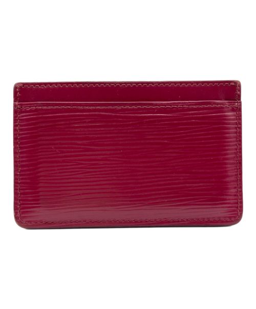 LOUIS VUITTON（ルイ ヴィトン）LOUIS VUITTON (ルイ ヴィトン) エピ ポルト カルト・サーンプル フューシャの古着・服飾アイテム