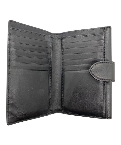 FENDI（フェンディ）FENDI (フェンディ) 3つ折り財布 ブラックの古着・服飾アイテム