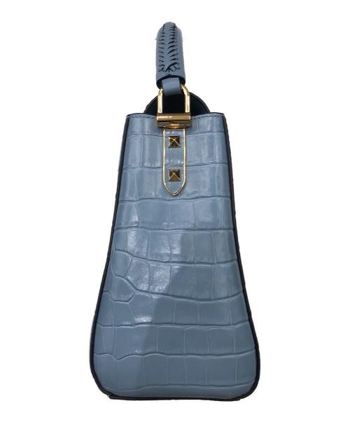 MICHAEL KORS（マイケル・コース）MICHAEL KORS (マイケルコース) 2WAYバッグ スカイブルーの古着・服飾アイテム