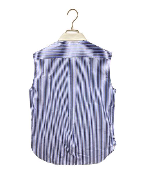 HOMME girls（オムガールズ）HOMME girls (オムガールズ) CUTOFF SLEEVELESS SHIRT ブルー サイズ:Sの古着・服飾アイテム