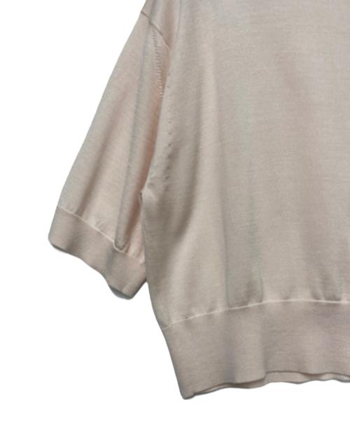 AURALEE（オーラリー）AURALEE (オーラリー) シルクニットポロ ピンク サイズ:1の古着・服飾アイテム