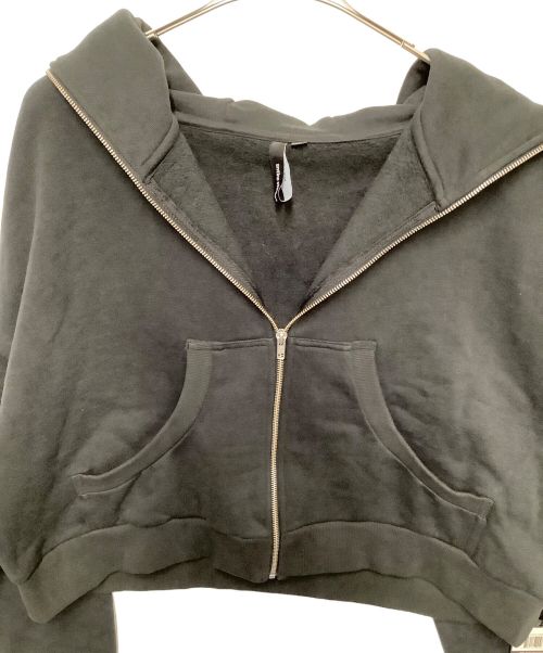entire studios（エンタイアスタジオ）ENTIRE STUDIOS (エンタイアスタジオ) フルジップアップ フーディ ブラック サイズ:sの古着・服飾アイテム