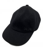 sacai×kawsサカイ×カウズ）の古着「MELTON CAP」｜ブラック