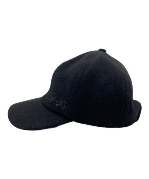 sacai×kaws（サカイ×カウズ）sacai×kaws (サカイ×カウズ) MELTON CAP ブラック サイズ:1の古着・服飾アイテム