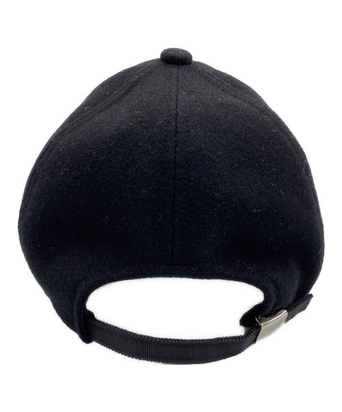 sacai×kaws（サカイ×カウズ）sacai×kaws (サカイ×カウズ) MELTON CAP ブラック サイズ:1の古着・服飾アイテム