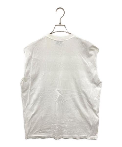 PRADA（プラダ）PRADA (プラダ) ノースリーブカットソー ホワイト サイズ:Sの古着・服飾アイテム