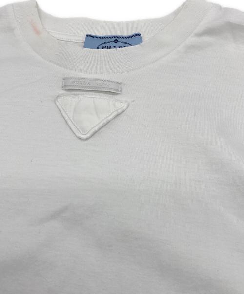 PRADA（プラダ）PRADA (プラダ) ノースリーブカットソー ホワイト サイズ:Sの古着・服飾アイテム