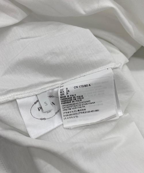 PRADA（プラダ）PRADA (プラダ) ノースリーブカットソー ホワイト サイズ:Sの古着・服飾アイテム