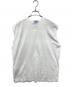 PRADA（プラダ）の古着「ノースリーブカットソー」｜ホワイト
