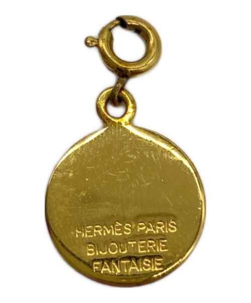 HERMES（エルメス）HERMES (エルメス) ペンダントトップ　セリエ ゴールドカラーの古着・服飾アイテム
