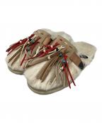 suicoke×ALANUIスイコック×アラヌイ）の古着「フリンジファーサンダル」｜ベージュ