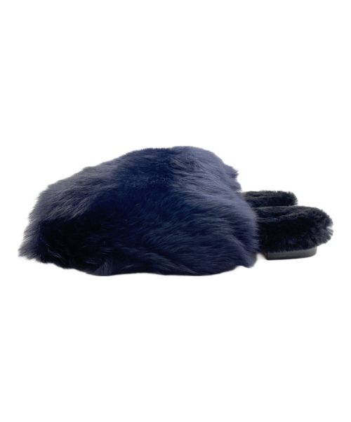 DRAWER（ドゥロワー）DRAWER (ドゥロワー) FALL1 フォックス*ビーバーシューズ ブラック サイズ:1の古着・服飾アイテム