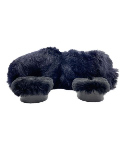 DRAWER（ドゥロワー）DRAWER (ドゥロワー) FALL1 フォックス*ビーバーシューズ ブラック サイズ:1の古着・服飾アイテム