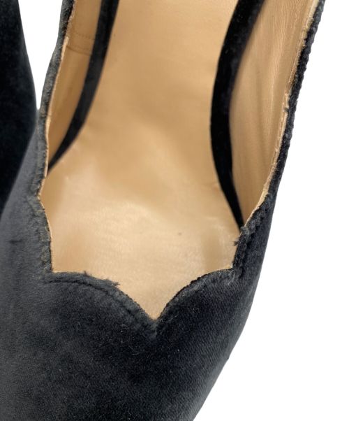 Chloe（クロエ）Chloe (クロエ) スカラップパンプス ブラック サイズ:36の古着・服飾アイテム