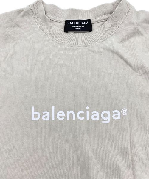 BALENCIAGA（バレンシアガ）BALENCIAGA (バレンシアガ) コピーライトロゴプリント ベージュ サイズ:XSの古着・服飾アイテム
