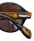 中古・古着 OLIVER PEOPLES (オリバーピープルズ) レジェンドモデル KUROMON サングラス ブラック×ブラウン鼈甲：12000円
