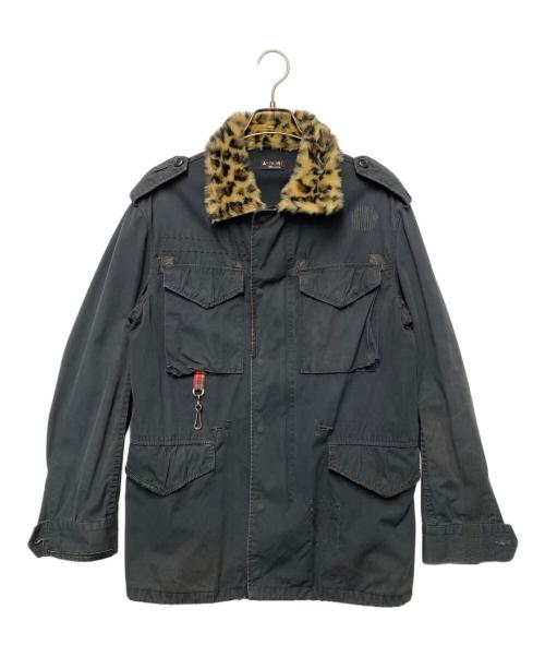 LA ROCKA!（ラロッカ）LA ROCKA! (ラロッカ) ジップジャケット ブラック サイズ:Freeの古着・服飾アイテム