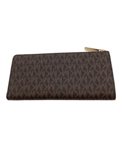 MICHAEL KORS（マイケル・コース）MICHAEL KORS (マイケルコース) 長財布 ブラウンの古着・服飾アイテム