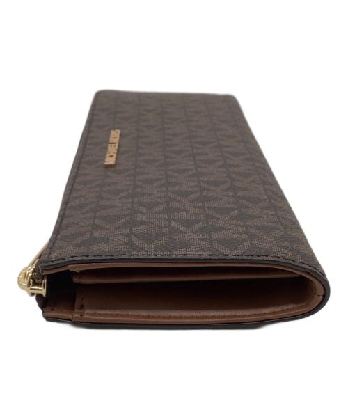 MICHAEL KORS（マイケル・コース）MICHAEL KORS (マイケルコース) 長財布 ブラウンの古着・服飾アイテム