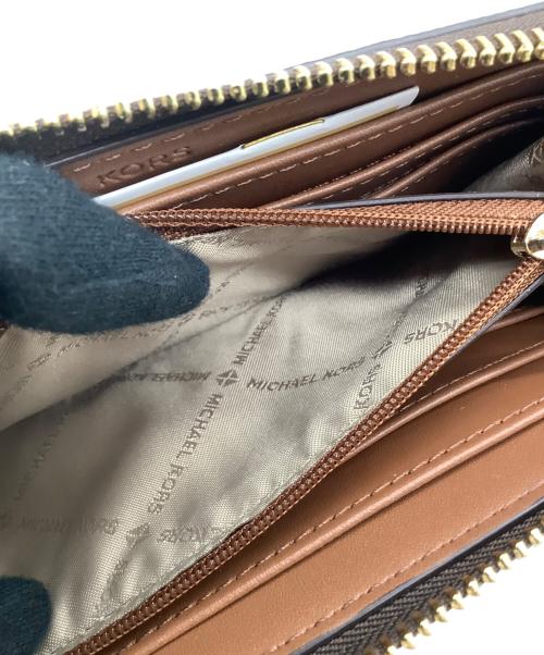 MICHAEL KORS（マイケル・コース）MICHAEL KORS (マイケルコース) 長財布 ブラウンの古着・服飾アイテム