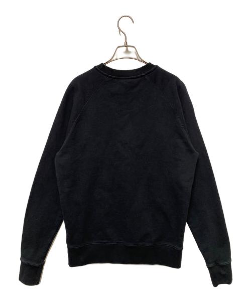 maison kitsune（メゾンキツネ）MAISON KITSUNE (メゾンキツネ) スウェット ブラック サイズ:XSの古着・服飾アイテム