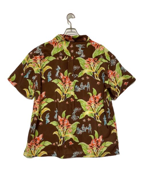 AVANTI（アヴァンティ）AVANTI (アヴァンティ) アロハシャツ ブラウン サイズ:Lの古着・服飾アイテム