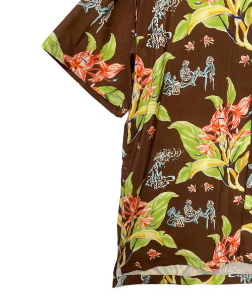 AVANTI（アヴァンティ）AVANTI (アヴァンティ) アロハシャツ ブラウン サイズ:Lの古着・服飾アイテム