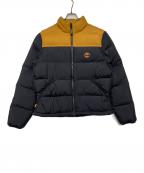 Timberlandティンバーランド）の古着「Timberland ダウンジャケット」｜ブラウン×ブラック