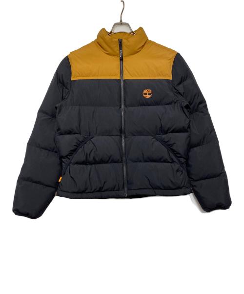 Timberland（ティンバーランド）Timberland (ティンバーランド) Timberland ダウンジャケット ブラウン×ブラック サイズ:Mの古着・服飾アイテム