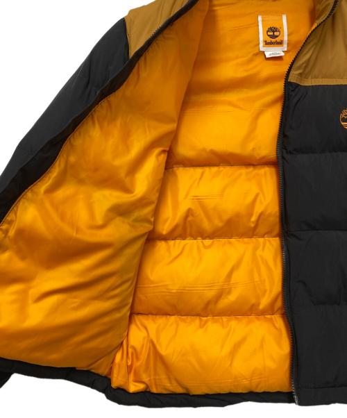 Timberland（ティンバーランド）Timberland (ティンバーランド) Timberland ダウンジャケット ブラウン×ブラック サイズ:Mの古着・服飾アイテム