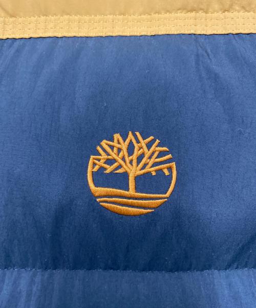 Timberland（ティンバーランド）Timberland (ティンバーランド) Timberland ダウンジャケット ブラウン×ブラック サイズ:Mの古着・服飾アイテム