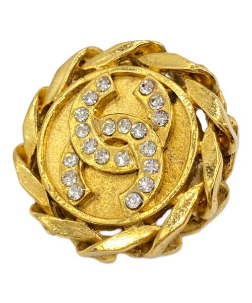 CHANEL（シャネル）CHANEL (シャネル) ココマークストーンイヤリング ゴールドの古着・服飾アイテム