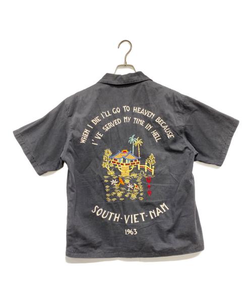 LA ROCKA!（ラロッカ）LA ROCKA! (ラロッカ) LA ROCKA! ワークシャツ ブラック サイズ:Mの古着・服飾アイテム