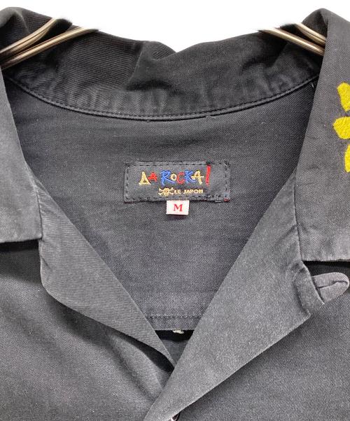LA ROCKA!（ラロッカ）LA ROCKA! (ラロッカ) LA ROCKA! ワークシャツ ブラック サイズ:Mの古着・服飾アイテム