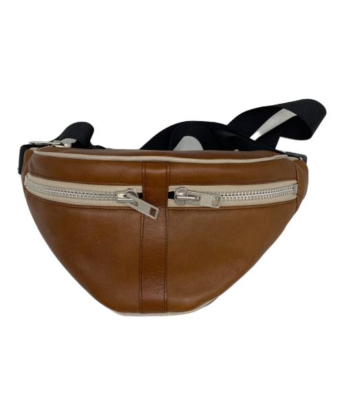 LA ROCKA（ラ ロッカ）LA ROCKA (ラ ロッカ) ウエストバッグ ブラウンの古着・服飾アイテム