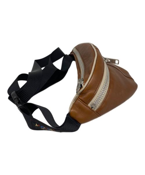 LA ROCKA（ラ ロッカ）LA ROCKA (ラ ロッカ) ウエストバッグ ブラウンの古着・服飾アイテム