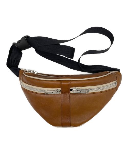 LA ROCKA（ラ ロッカ）LA ROCKA (ラ ロッカ) ウエストバッグ ブラウンの古着・服飾アイテム