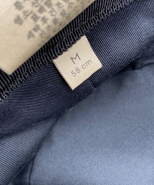 GUCCI（グッチ）GUCCI (グッチ) オリジナル GGキャンバス バケットハット ブラック サイズ:Mの古着・服飾アイテム