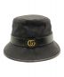 GUCCI (グッチ) オリジナル GGキャンバス バケットハット ブラック サイズ:M：30000円