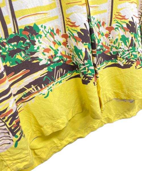 Duke Kahanamoku（デュークカハナモク）Duke Kahanamoku (デュークカハナモク) COCONUT PALMS&DIAMOND HEAD イエロー サイズ:Mの古着・服飾アイテム