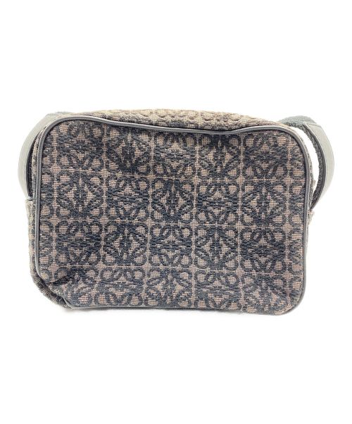 LOEWE（ロエベ）LOEWE (ロエベ) リピートアナグラム ショルダーバッグ ブラックの古着・服飾アイテム