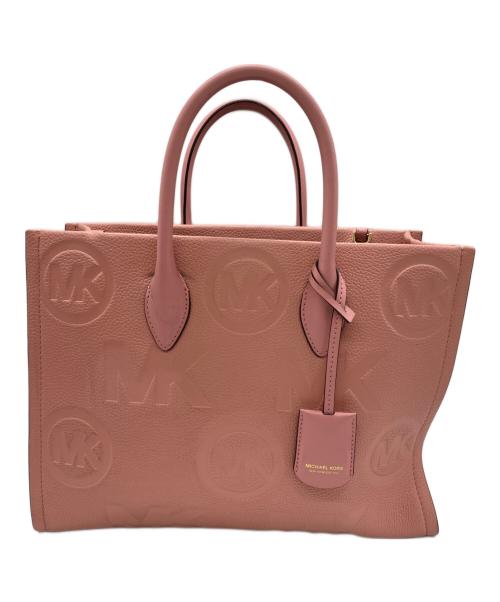 MICHAEL KORS（マイケル・コース）MICHAEL KORS (マイケルコース) トートバッグ ピンクの古着・服飾アイテム
