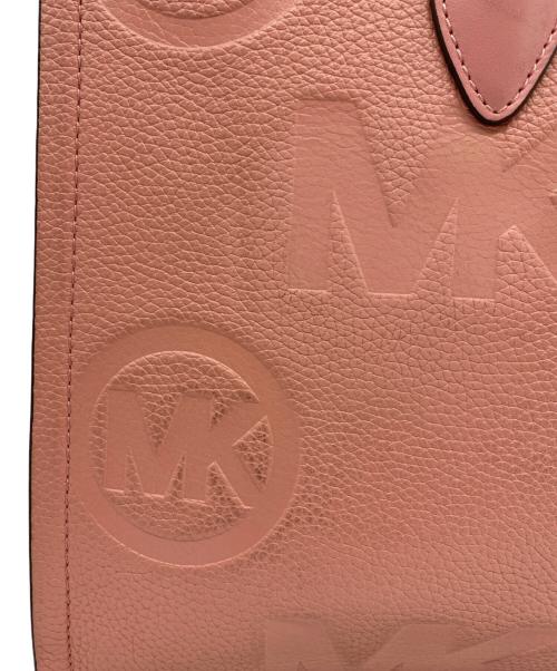 MICHAEL KORS（マイケル・コース）MICHAEL KORS (マイケルコース) トートバッグ ピンクの古着・服飾アイテム