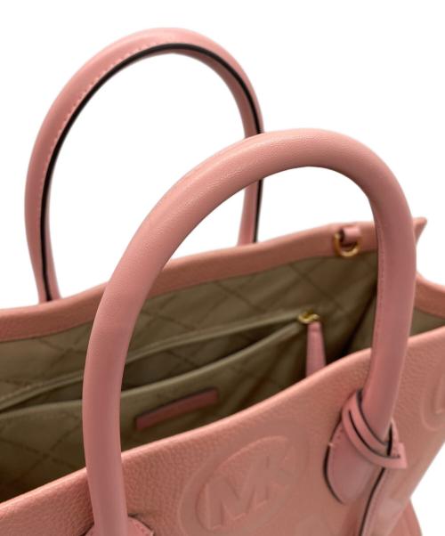 MICHAEL KORS（マイケル・コース）MICHAEL KORS (マイケルコース) トートバッグ ピンクの古着・服飾アイテム