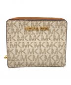 MICHAEL KORSマイケル・コース）の古着「JET SET TRAVEL ジップウォレット」｜ブラウン