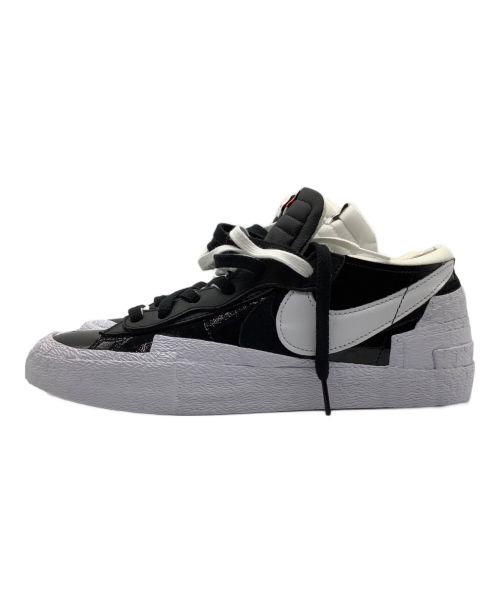 NIKE（ナイキ）NIKE (ナイキ) BLAZER LOW/SACAI ブラック×ホワイト サイズ:27.5の古着・服飾アイテム