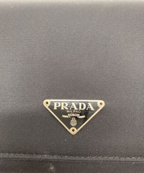 PRADA（プラダ）PRADA (プラダ) テスートナイロン ウォレット ブラックの古着・服飾アイテム