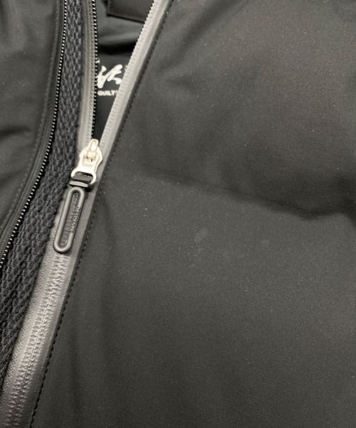 DESCENTE（デサント）DESCENTE (デサント) 水沢ダウン フードジャケット ブラック サイズ:Lの古着・服飾アイテム