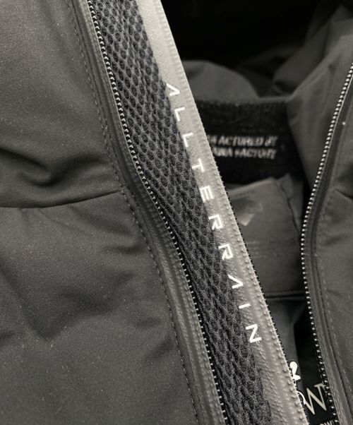 DESCENTE（デサント）DESCENTE (デサント) 水沢ダウン フードジャケット ブラック サイズ:Lの古着・服飾アイテム