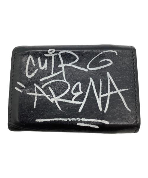 BALENCIAGA（バレンシアガ）BALENCIAGA (バレンシアガ) 3つ折り財布 ブラックの古着・服飾アイテム